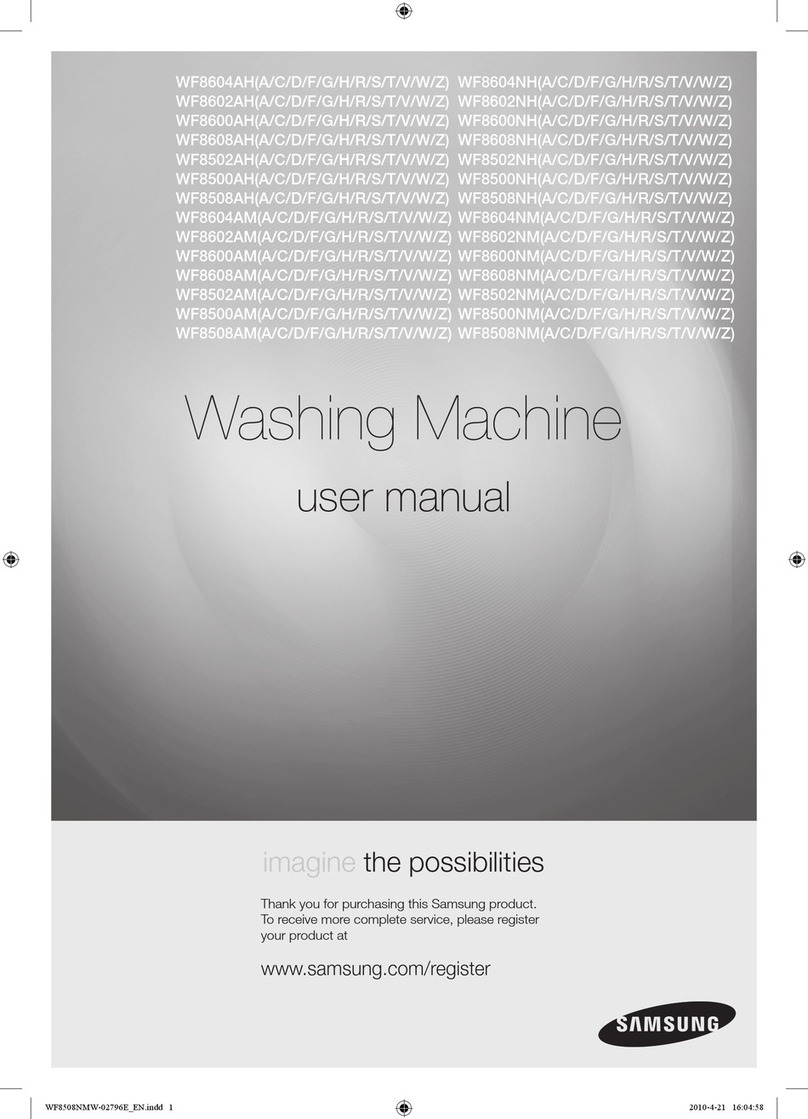 Samsung WF8502AH A User manual