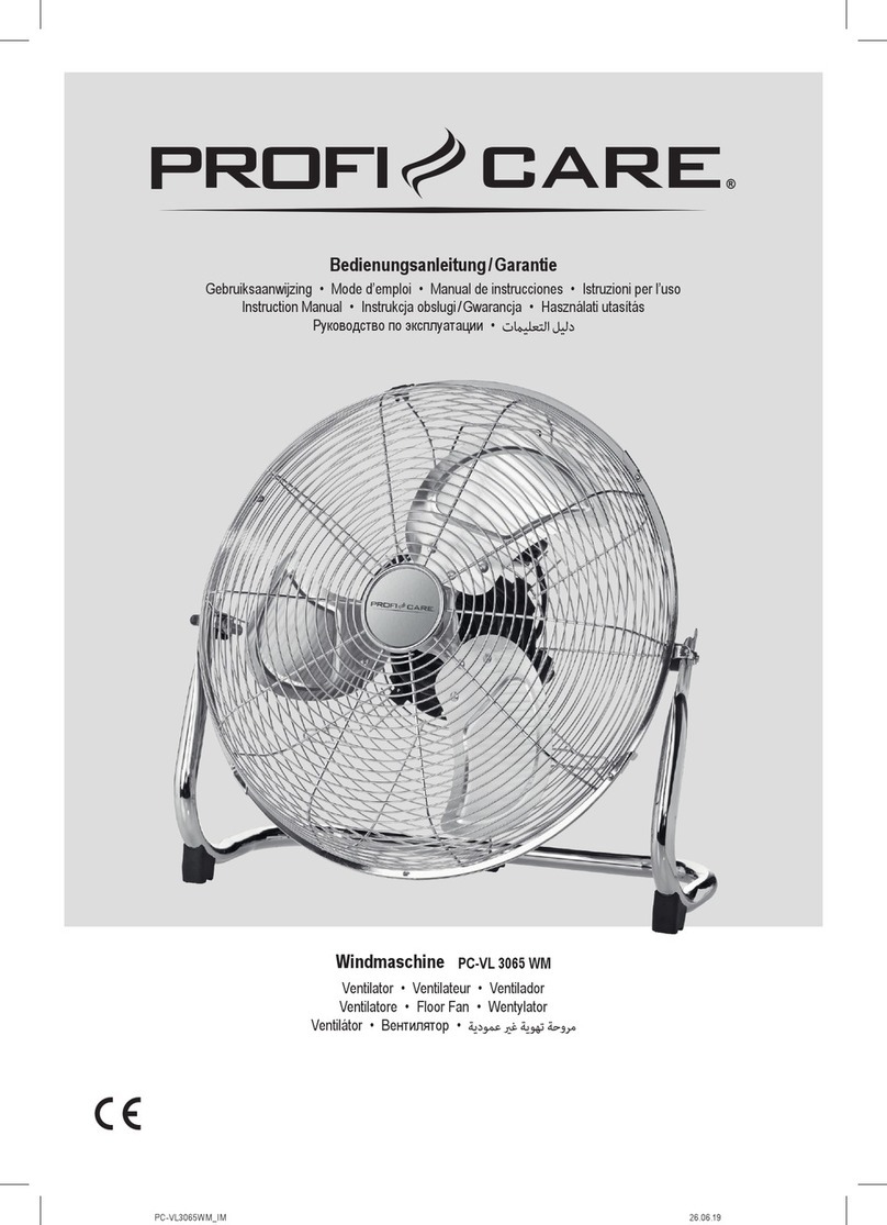 Profi Care PC-VL 3065 WM User manual