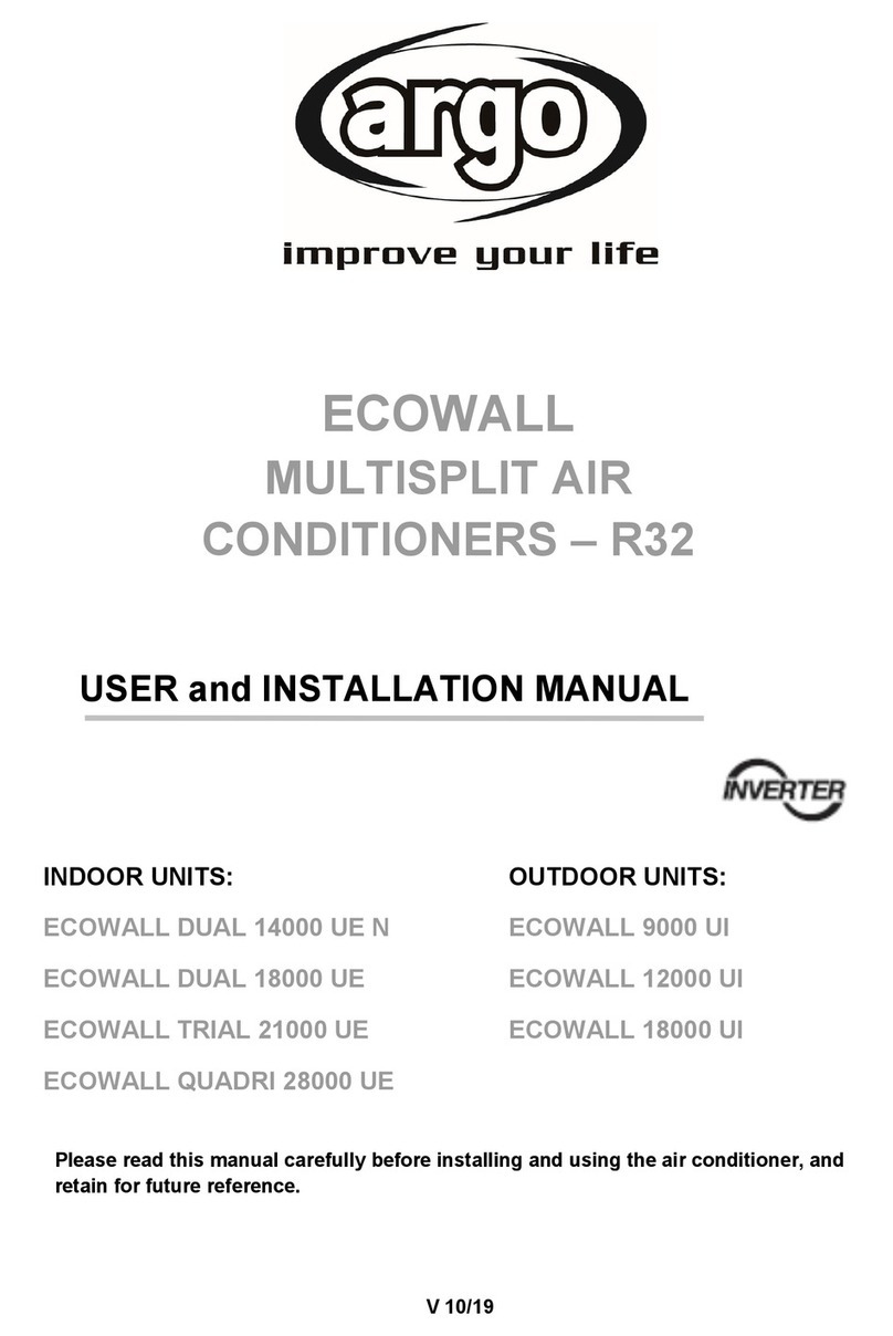 Argo ECOWALL DUAL 14000 UE N Operating manual