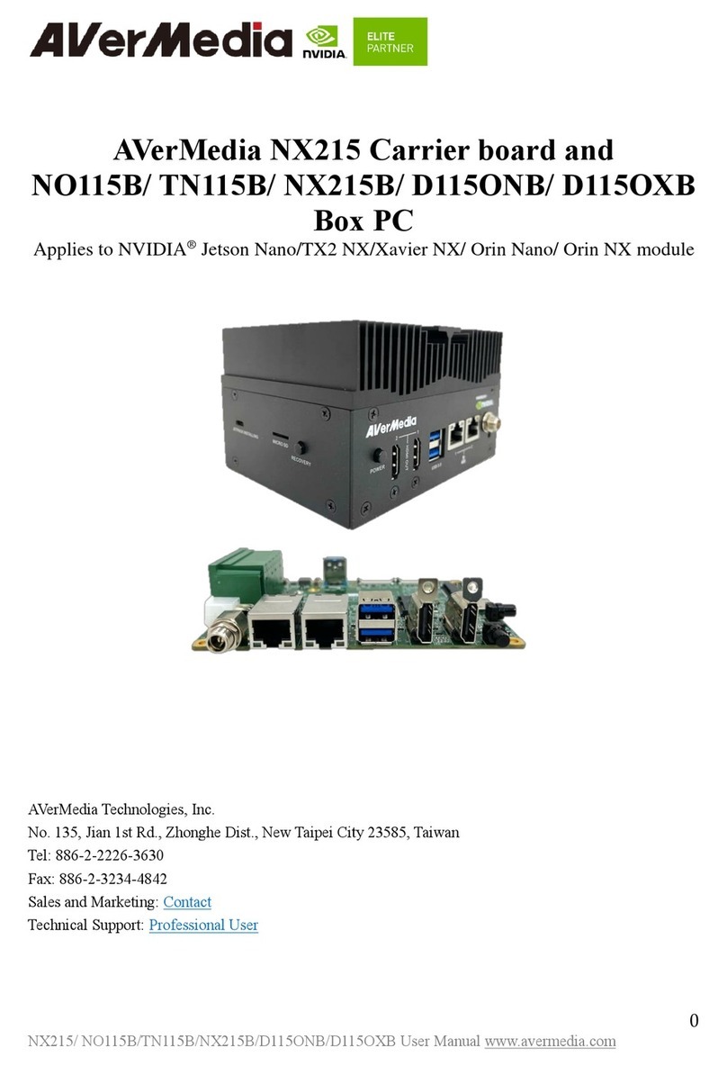 Avermedia D115ONB User manual