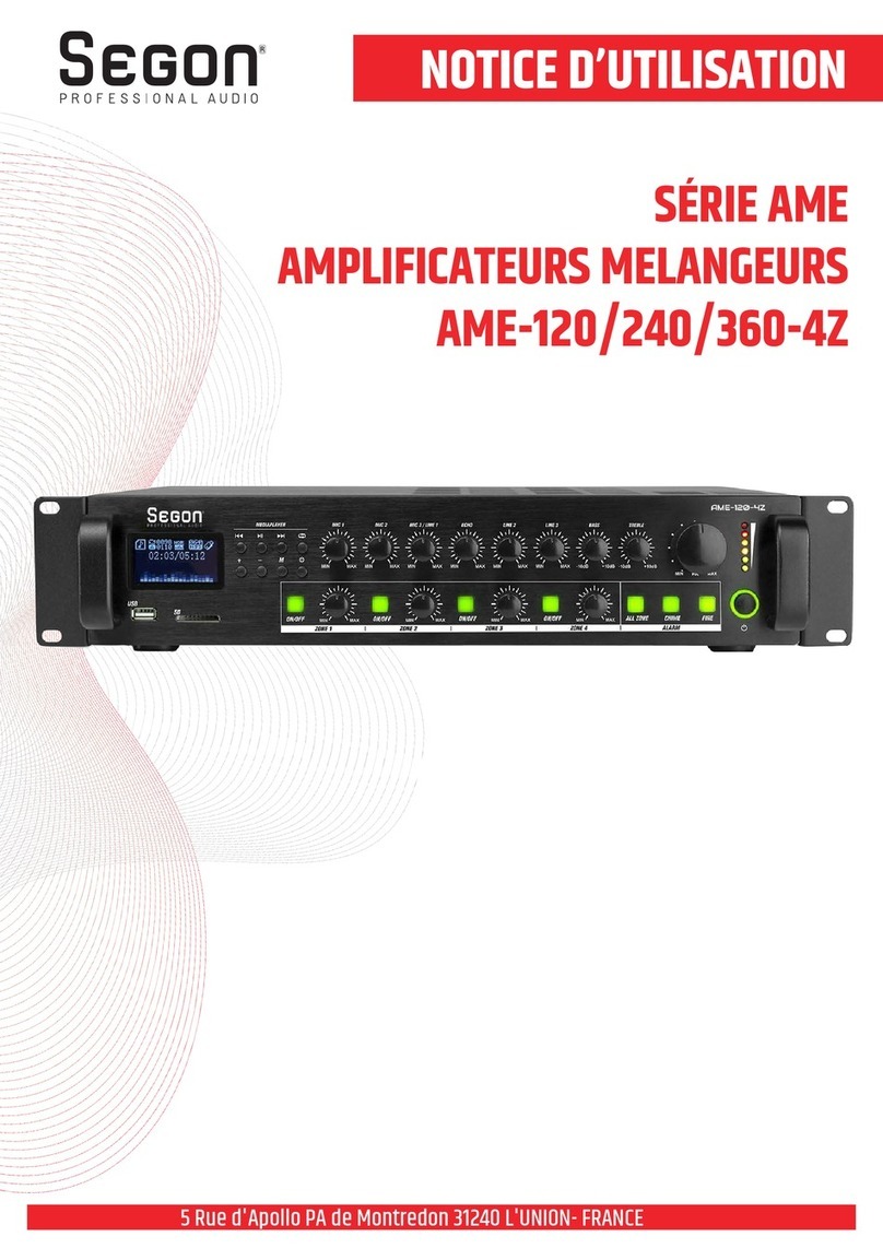 Segon AME-120-4Z manual
