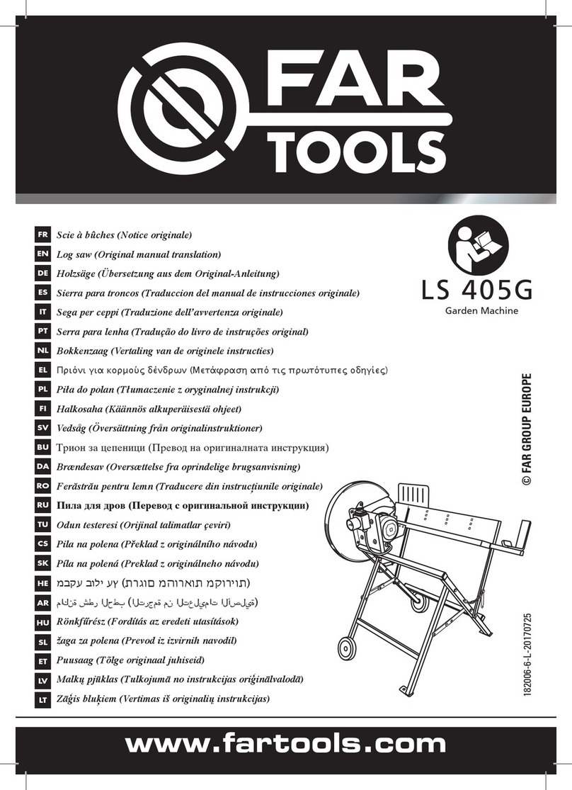 Far Tools LS 405G Use and care manual
