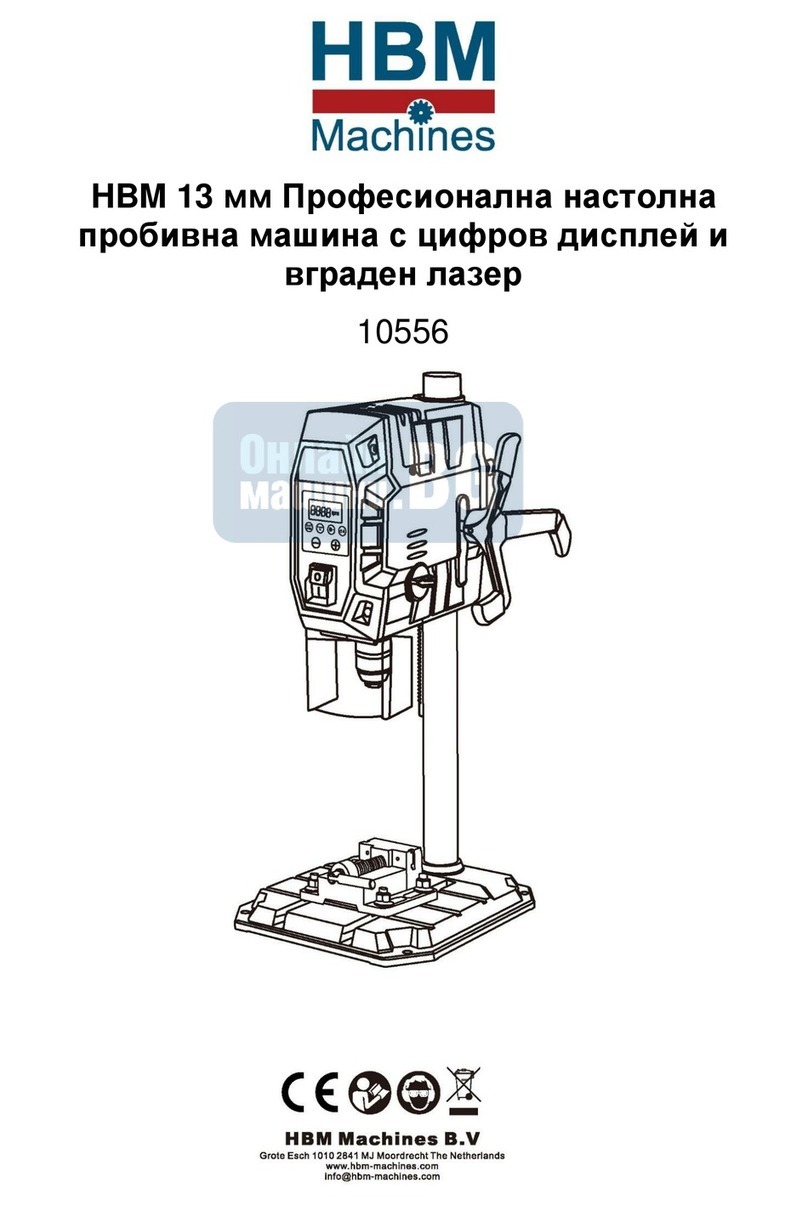 HBM Machines 10556 manual