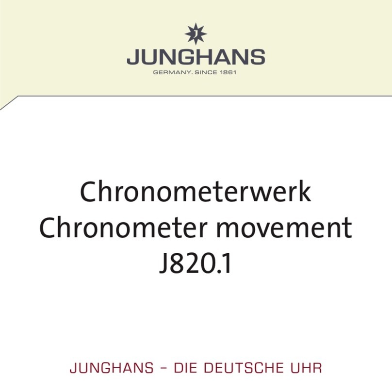 Junghans Meister J820.1 manual