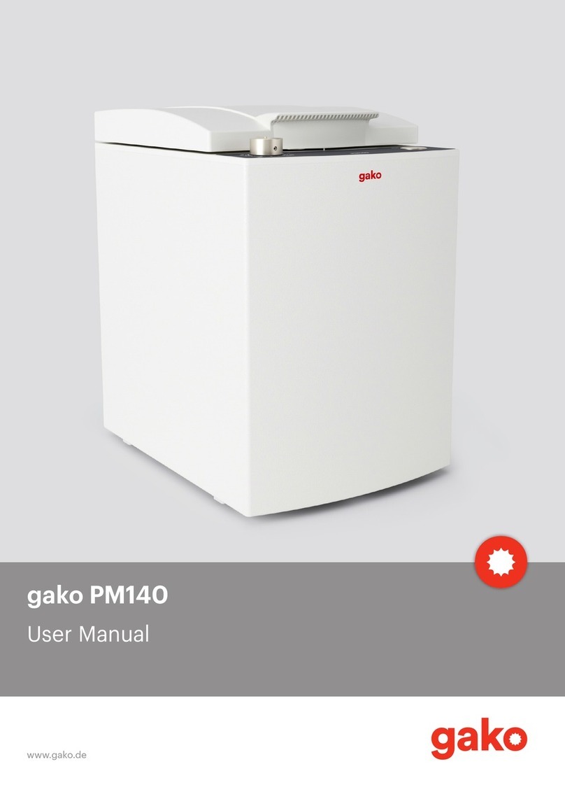 Gako PM140 user manual