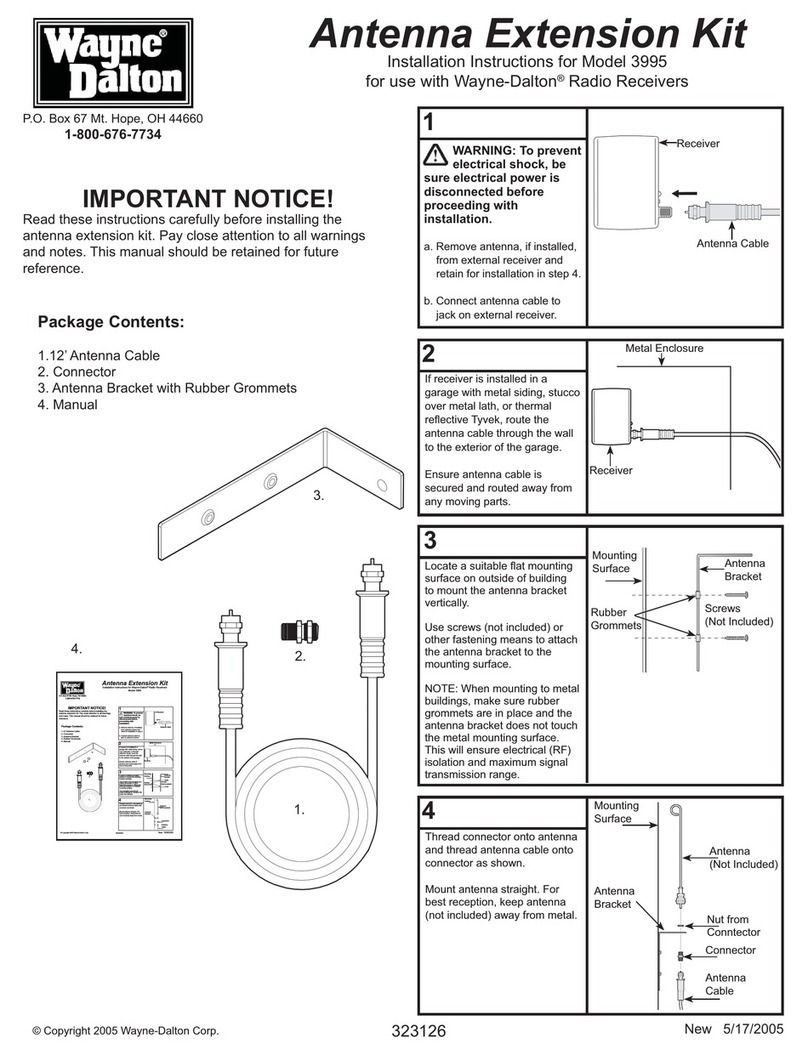 Wayne-Dalton 3995 installation instructions