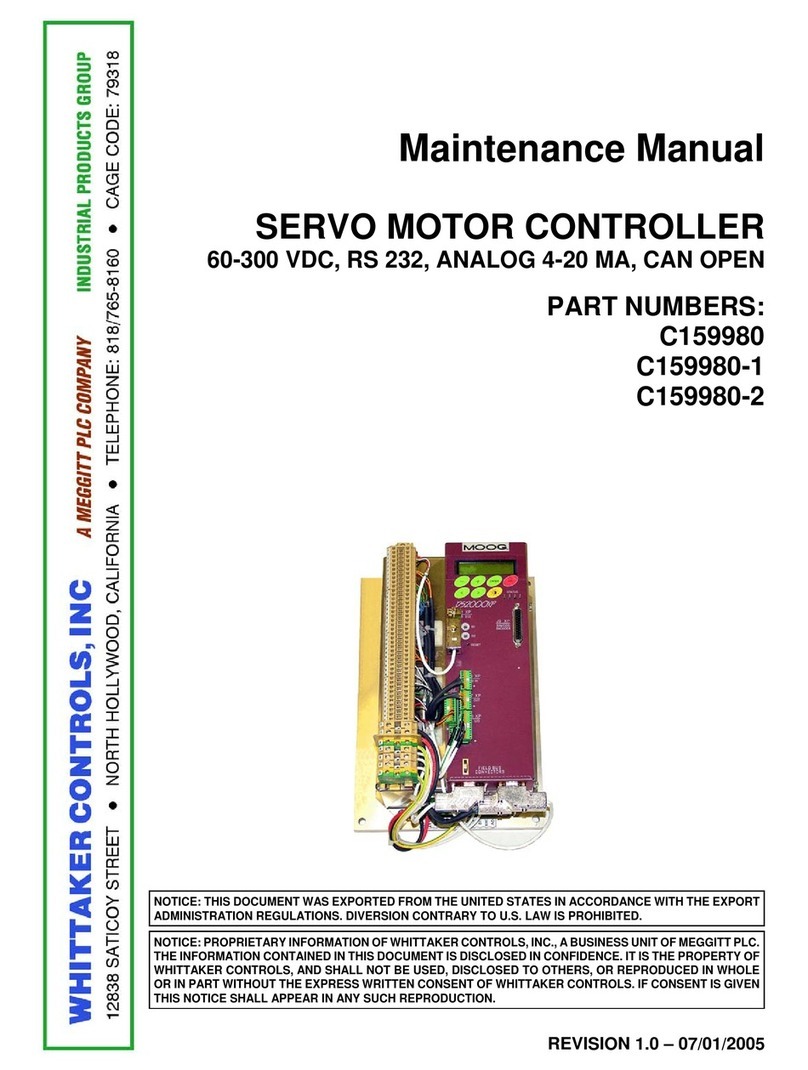 Whittaker C159980 Maintenance manual