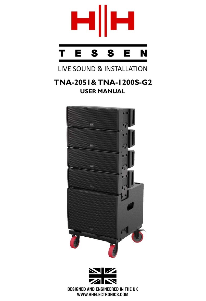 HH Electronics TESSEN TNA-1200S-G2 User manual
