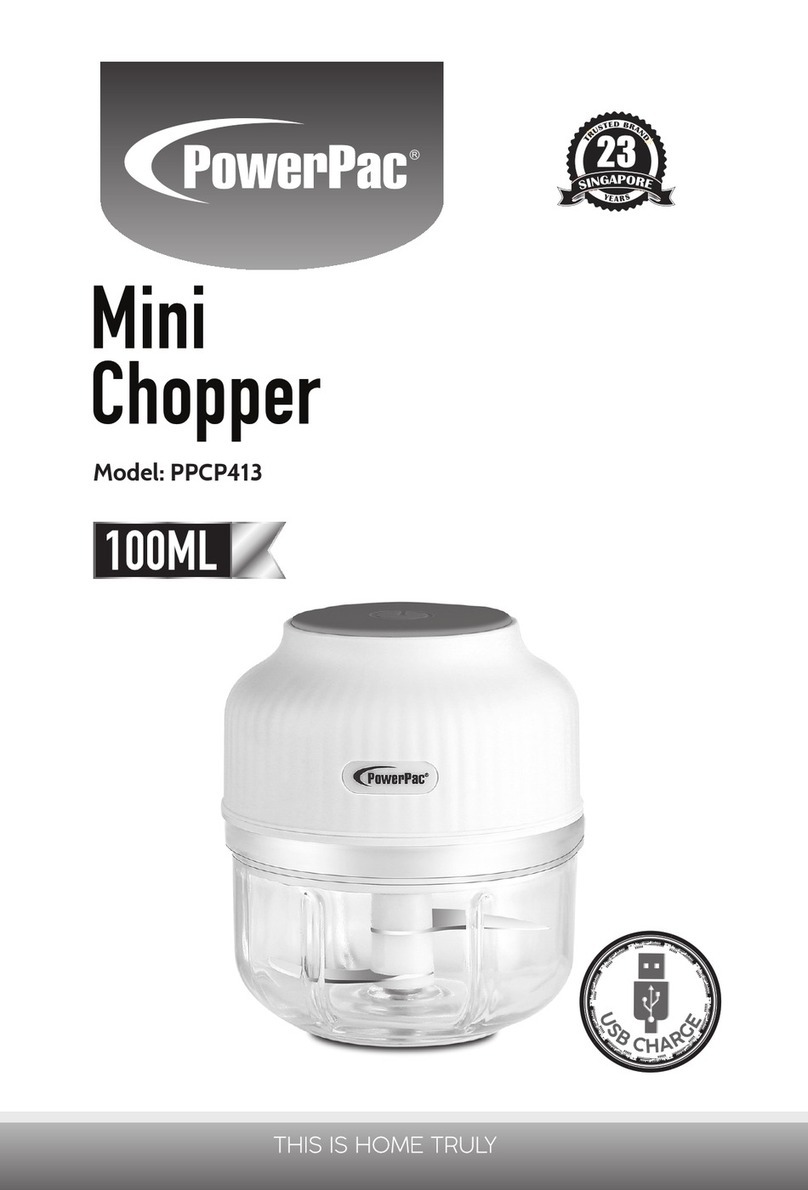 PowerPac PPCP413 User manual