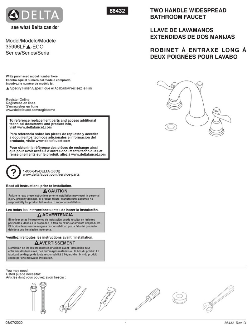Delta WINDEMERE 35996LF-OB-ECO User manual