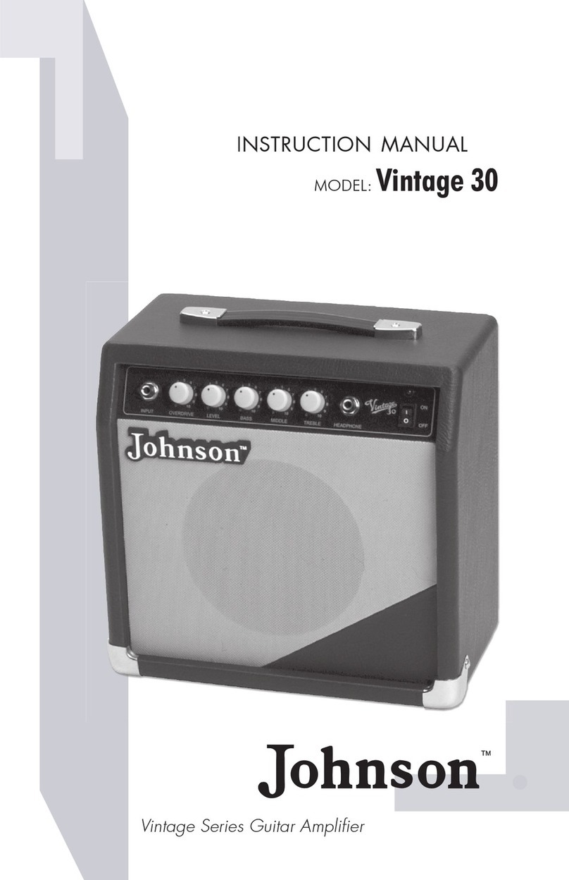 Johnson Vintage 30 User manual
