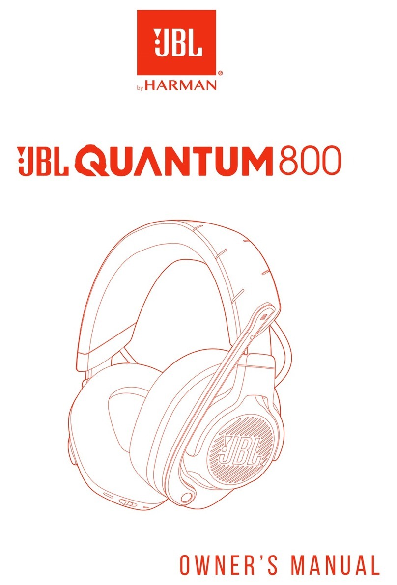 Harman JBLQUANTUM800BLKAM User manual