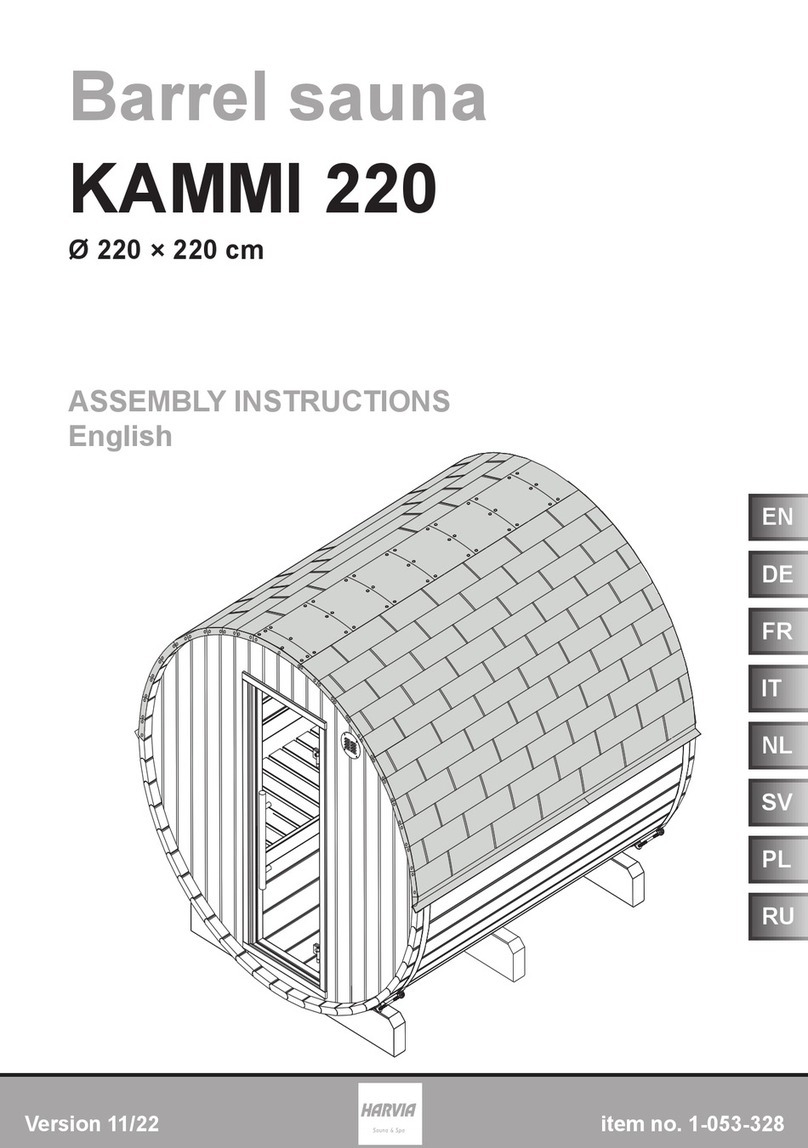 Harvia KAMMI 220 User manual Harvia KAMMI 220 User manual