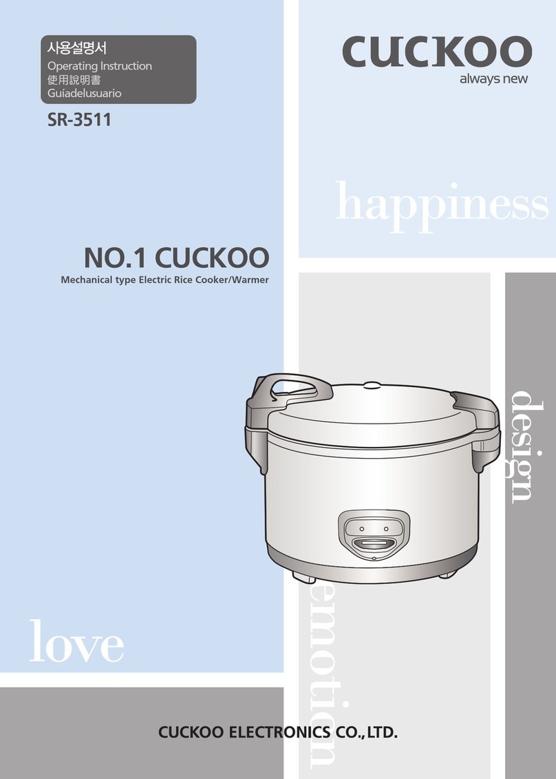 Cuckoo CR-3511 User manual