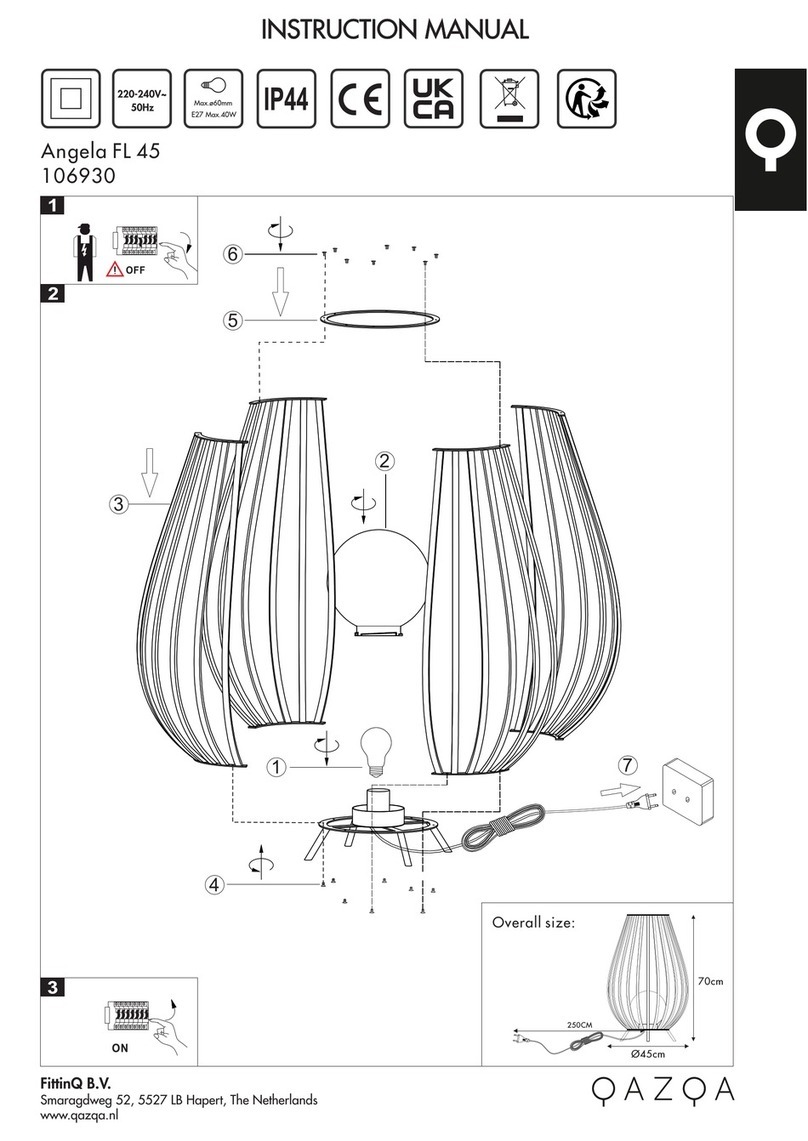 Qazqa Angela FL 45 User manual