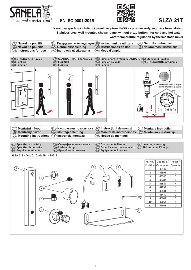 Sanela SLZA 21T User manual