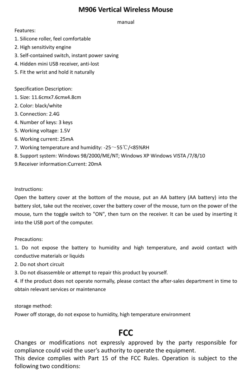 Miniso M906 manual