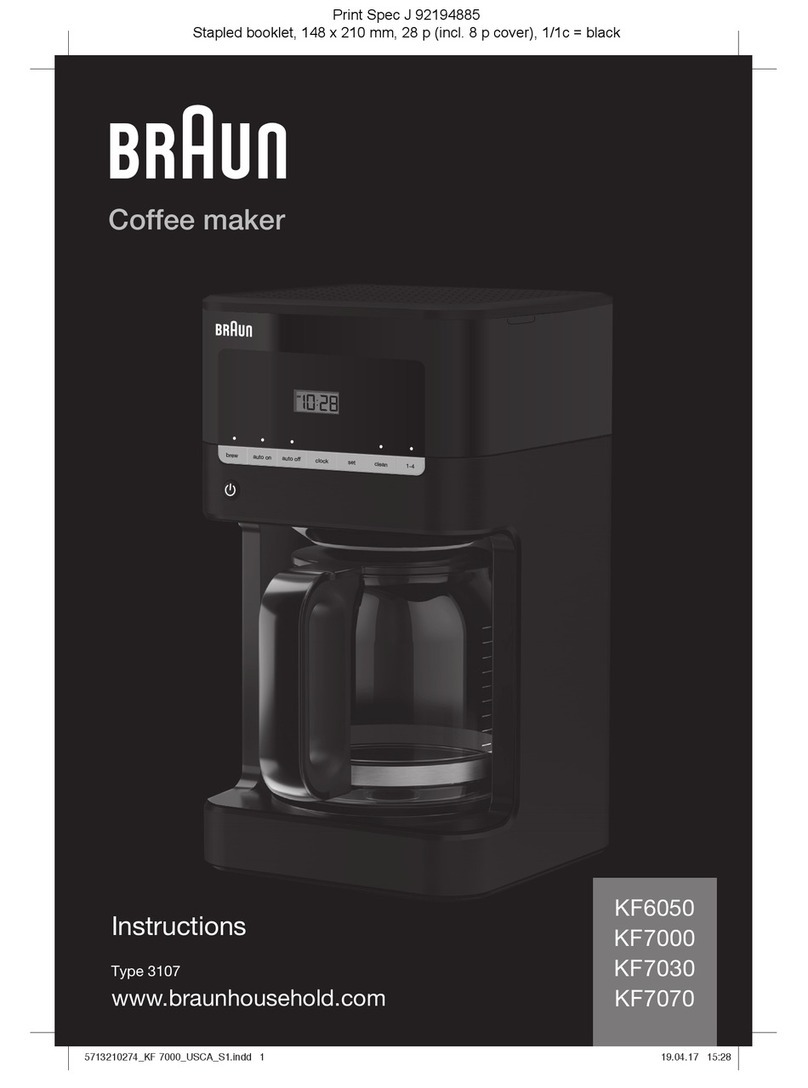 Braun KF6050 User manual