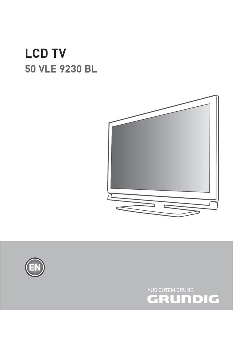 Grundig 50 VLE 9230 BL User manual
