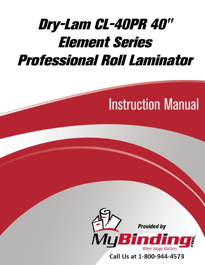 Dry-Lam Element CL-40PR Operation manual