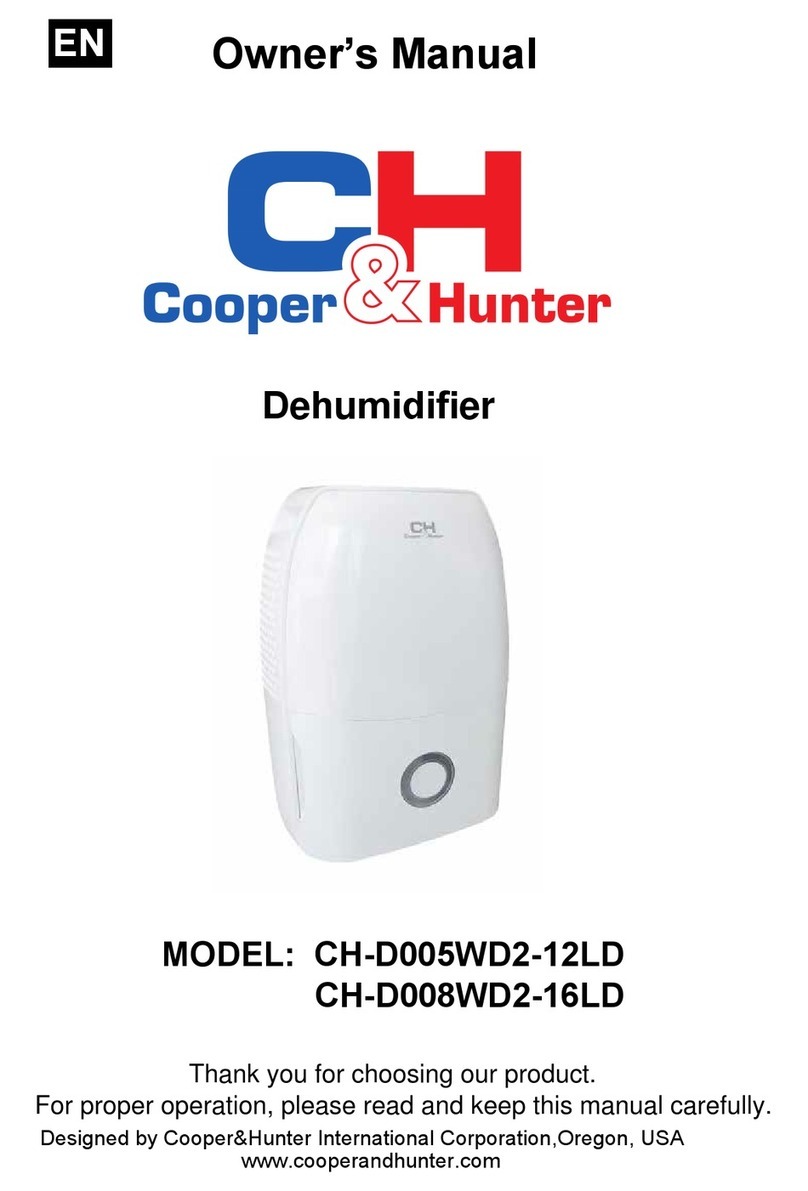Cooper & Hunter CH-D005WD2-12LD owner's manual