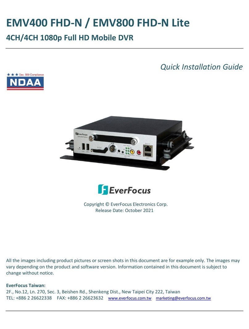 EverFocus EMV400 Quick installation guide