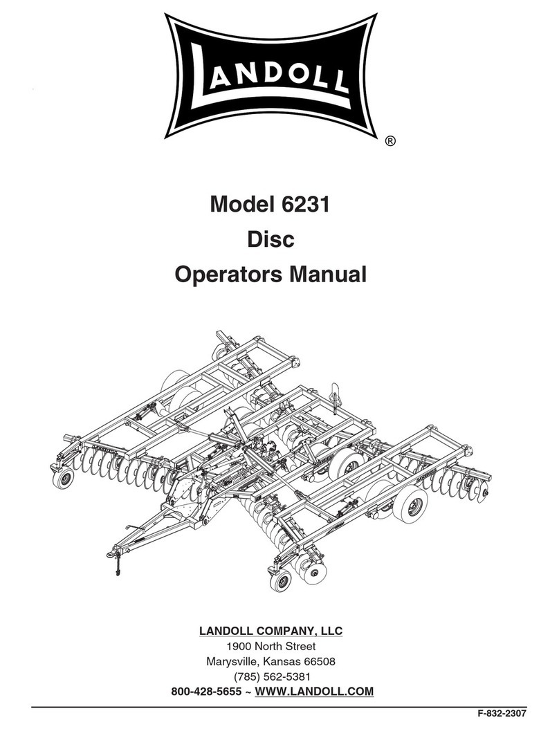 Landoll 6231 Operator's manual
