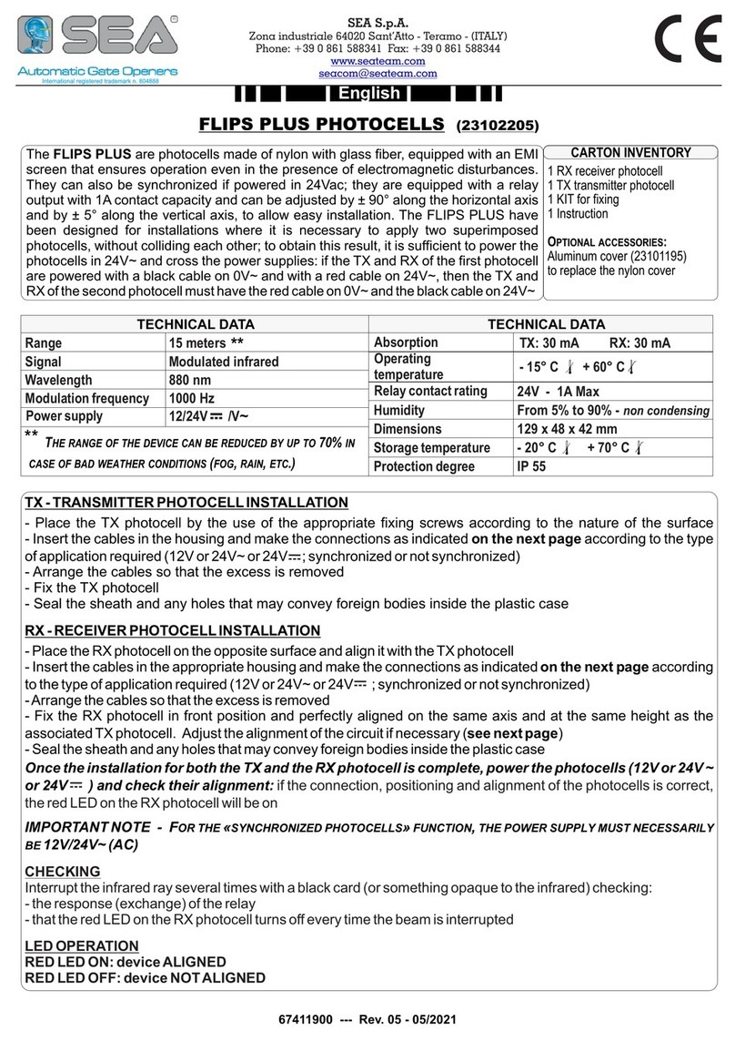 SEA FLIPS PLUS User manual