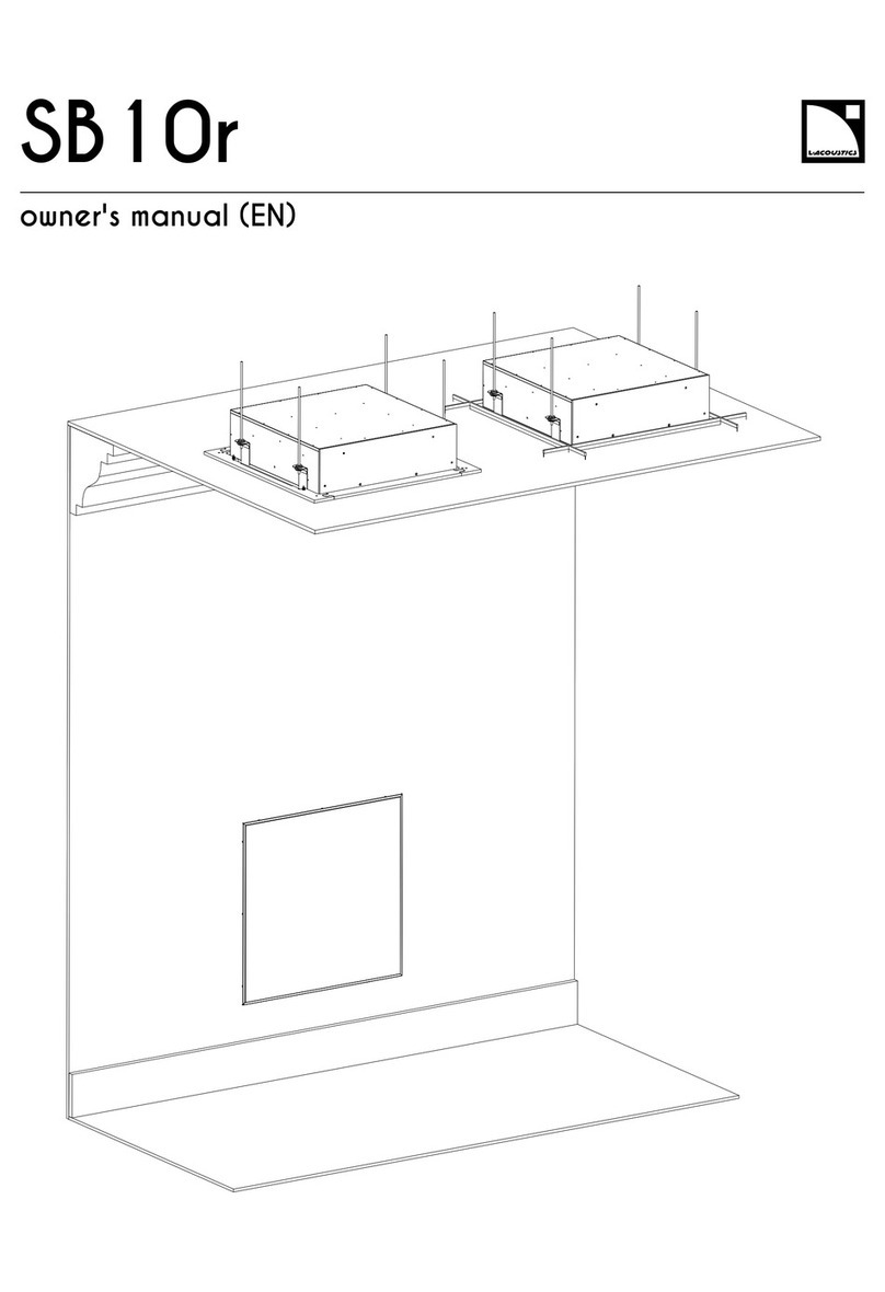 L-Acoustics SB10r owner's manual