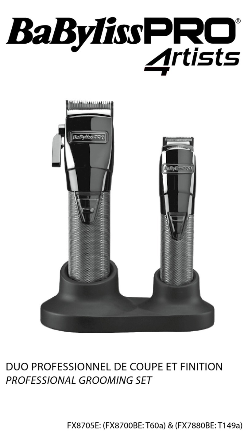 BaByliss PRO Artists FX8705E manual