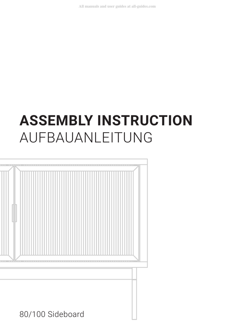 Blockbau Design 80/100 Sideboard Assembly instruction