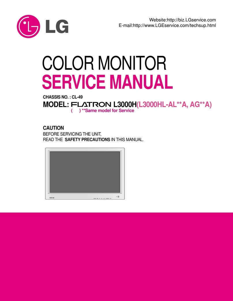 LG FLATRON L3000H User manual