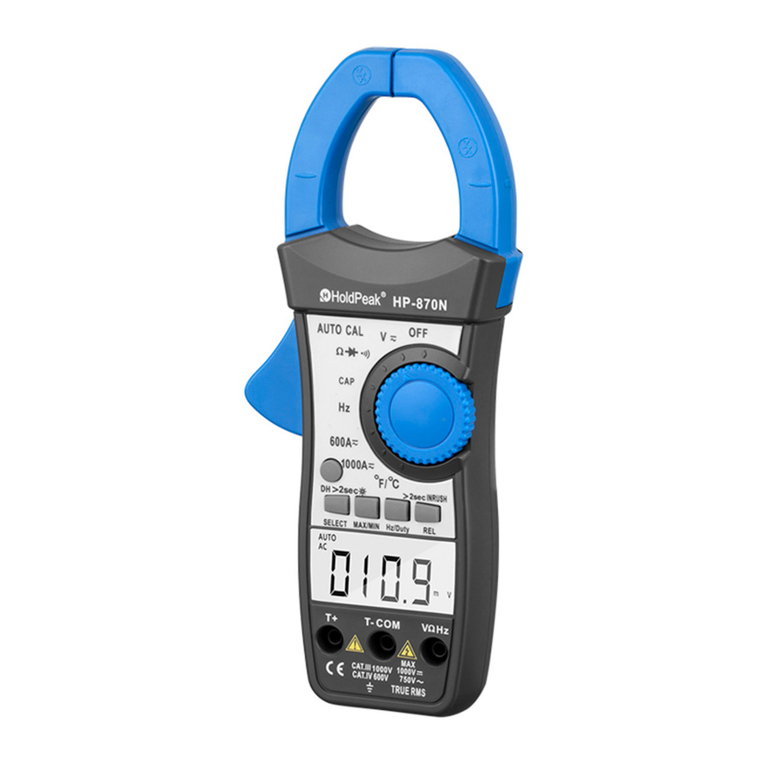 HoldPeak 870N user manual