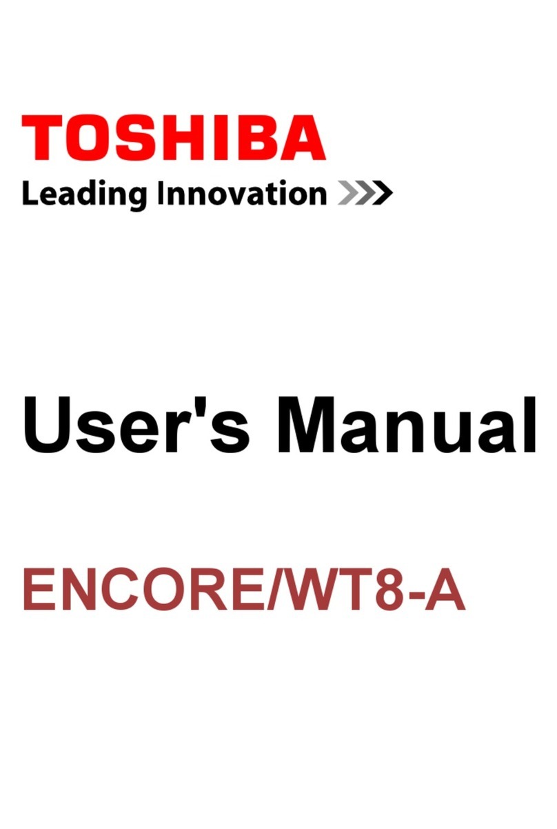 Toshiba ENCORE/WT8-A user manual