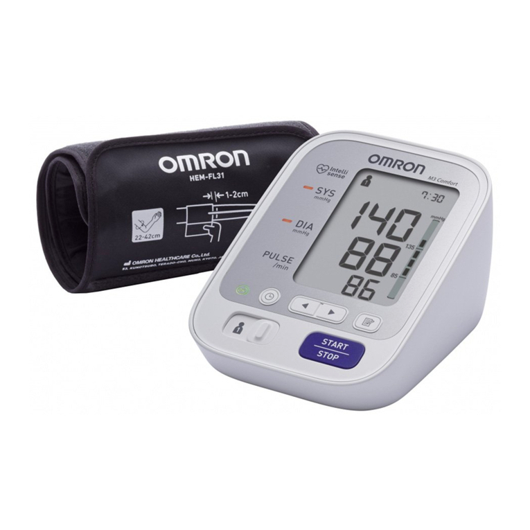Omron M3 Comfort User manual Omron M3 Comfort User manual