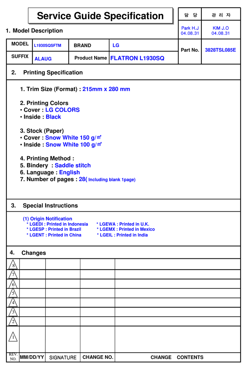 LG L1930SQ User manual