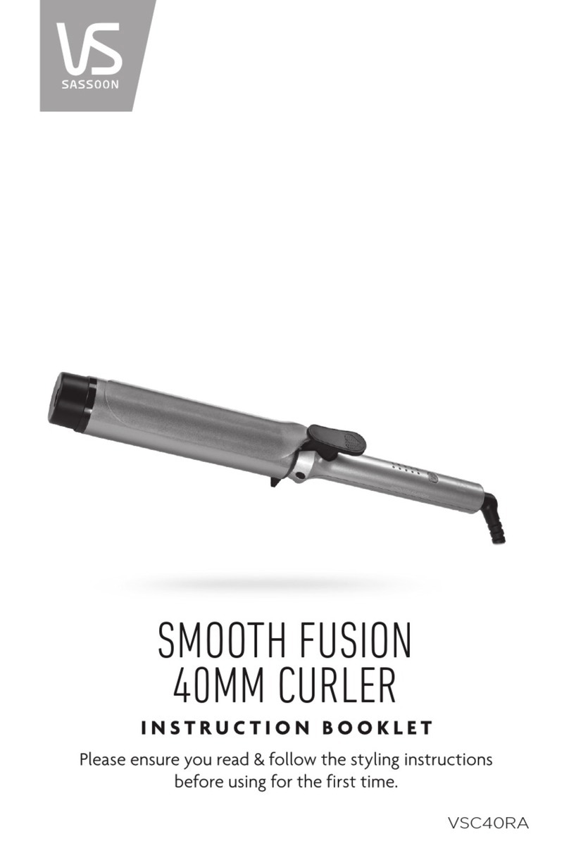 VS Sassoon VSC40RA Instruction booklet