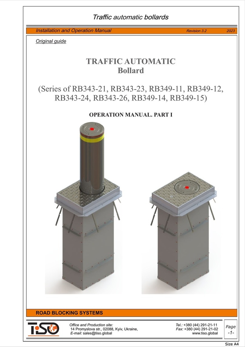 Tiso RB343-21 Operation manual