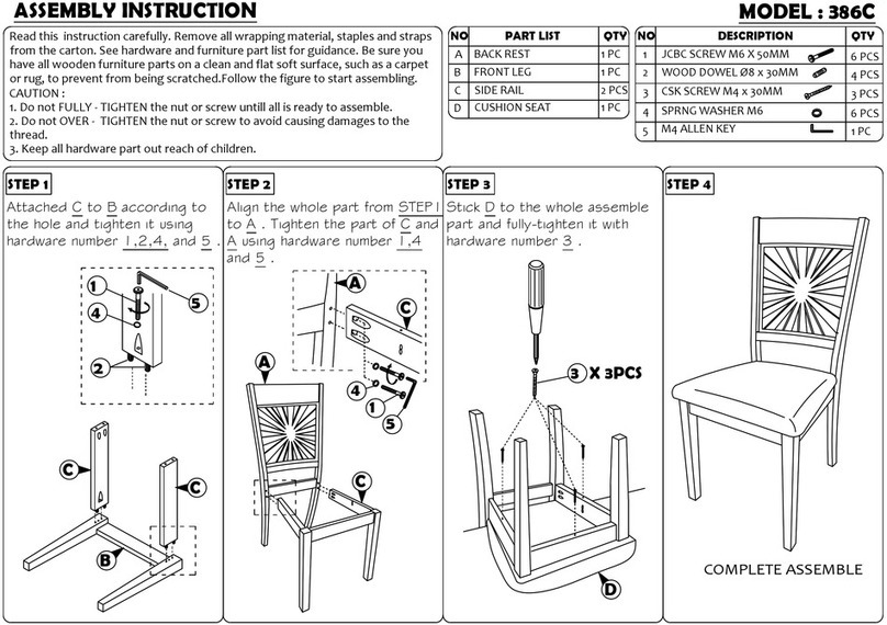 Baxton Studio 386C User manual