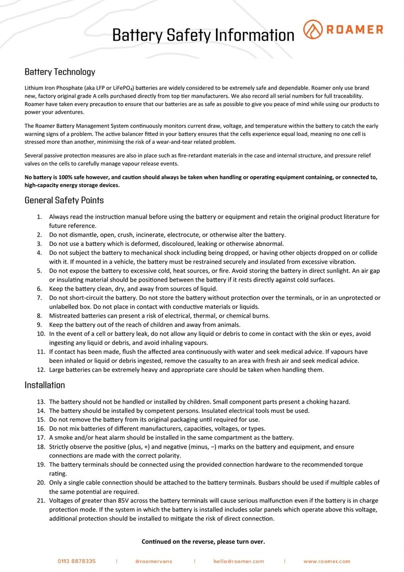 ROAMER 230SMART3 Safety information