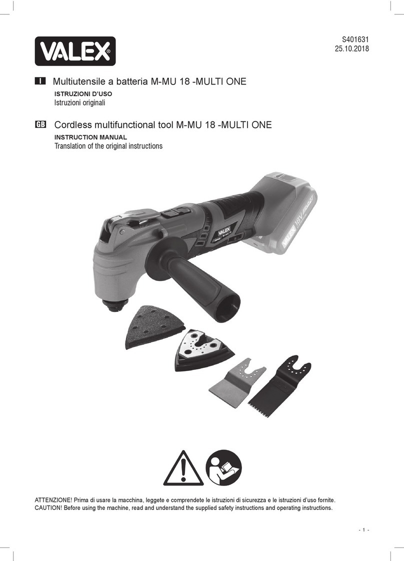Valex M-MU 18-MULTI ONE instruction manual