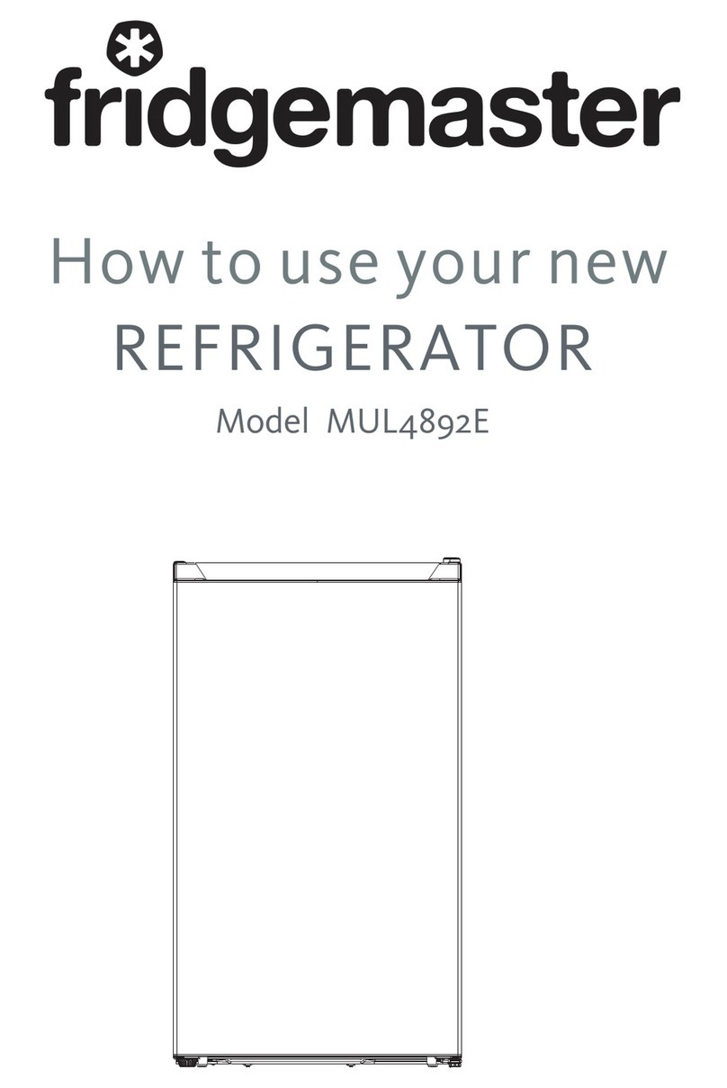 Fridgemaster MUL4892E User manual