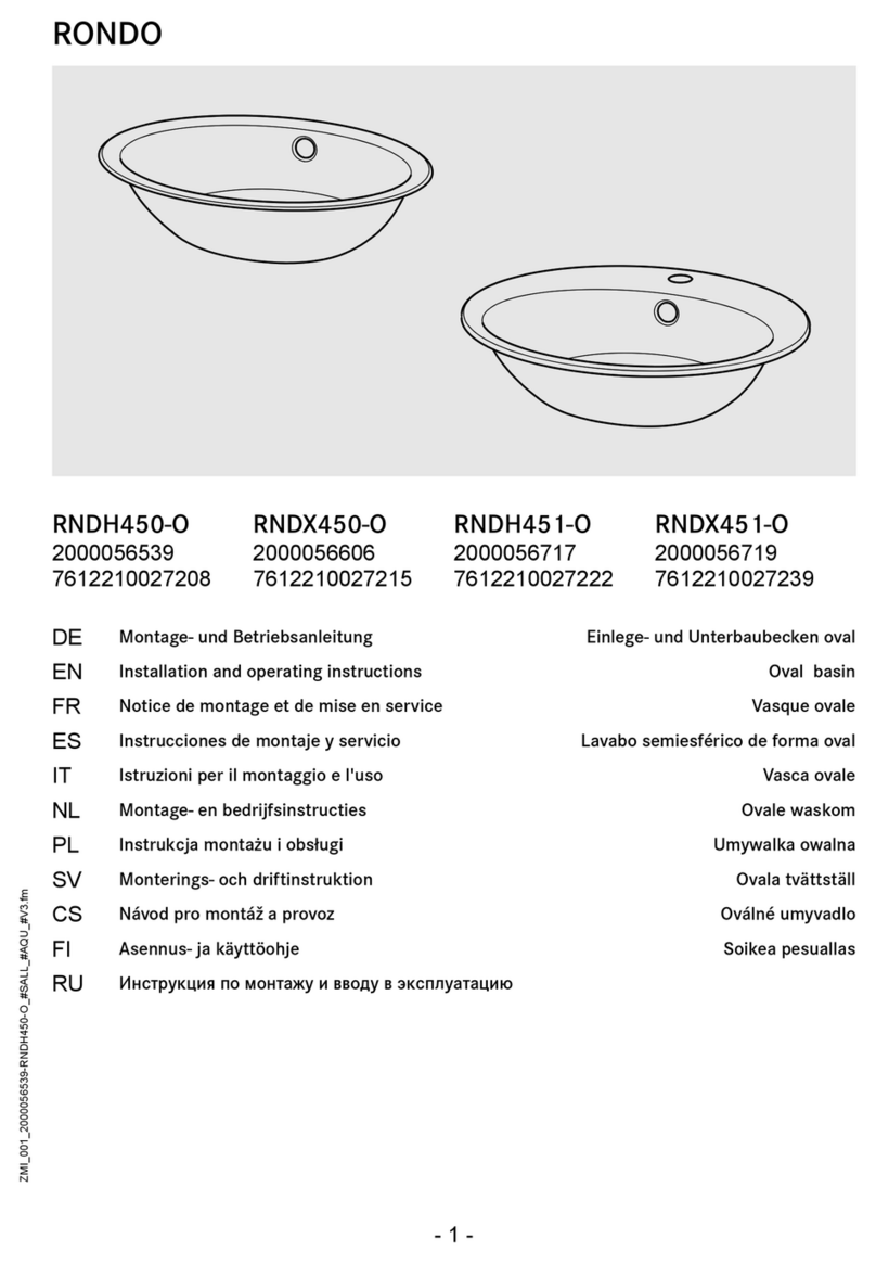 Franke RONDO RNDH450-O User manual