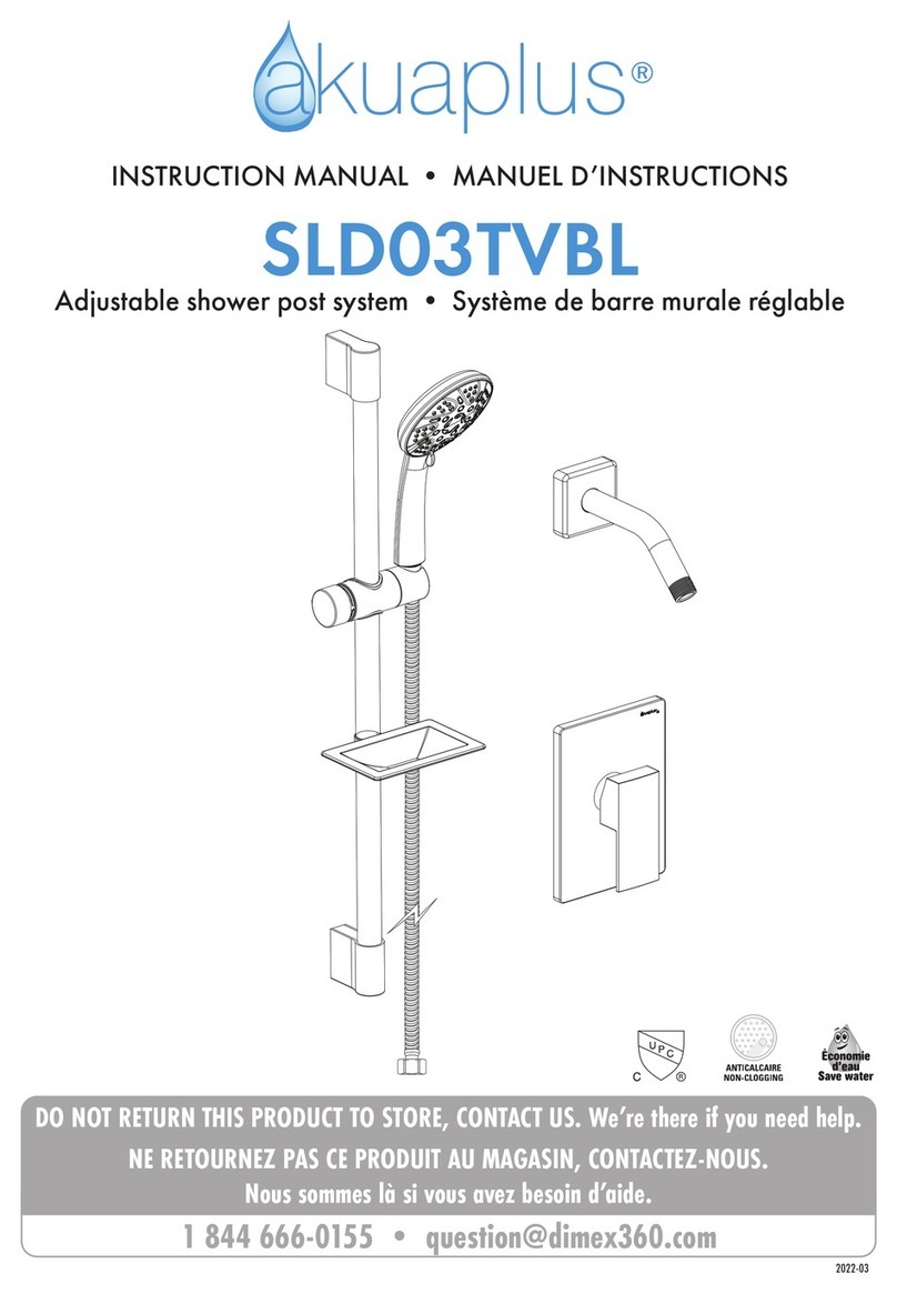 Akuaplus SLD03TVBL instruction manual