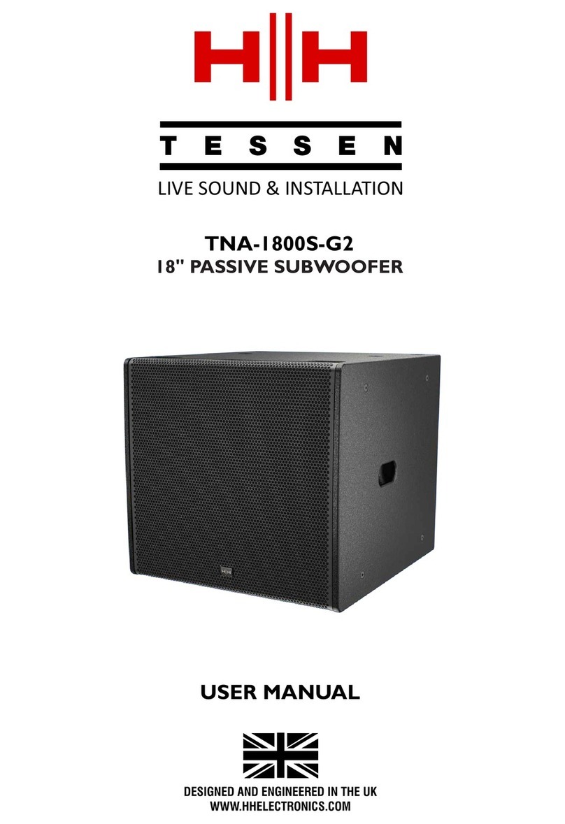 HH Electronics TESSEN TNA-1800S-G2 User manual