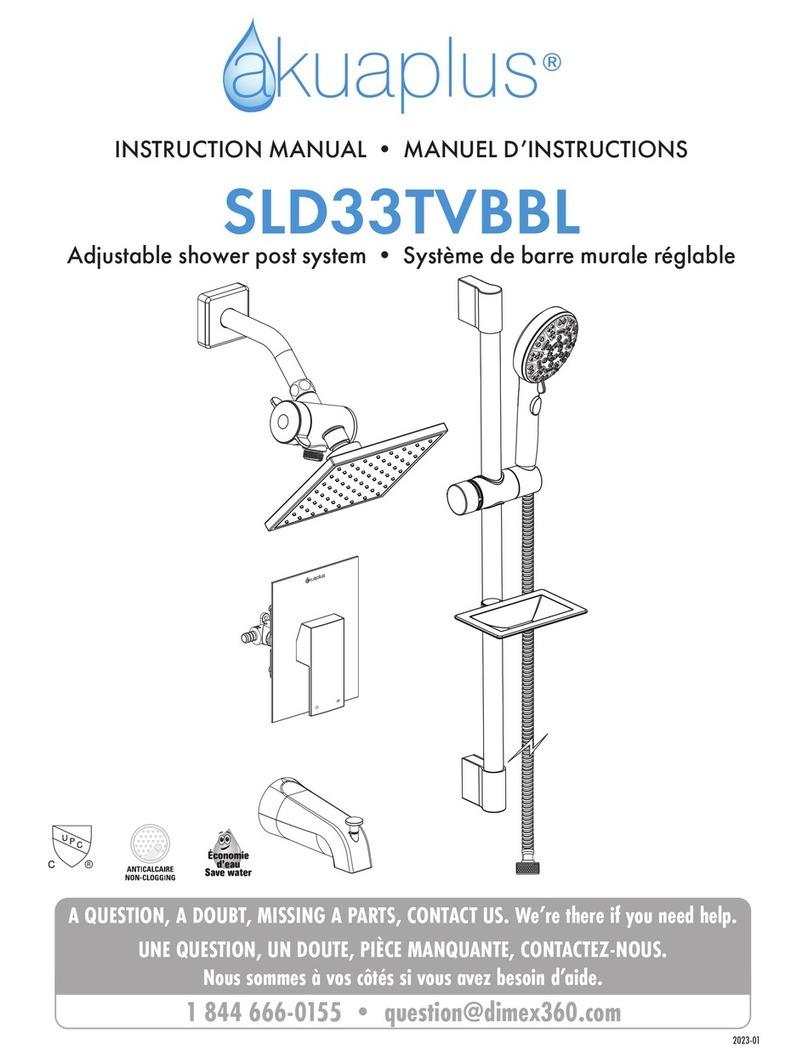 Akuaplus SLD33TVBBL instruction manual