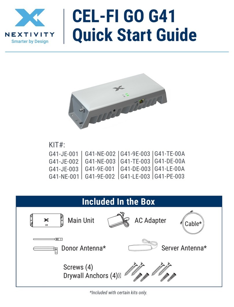 NEXTIVITY CEL-FI GO G41 User manual