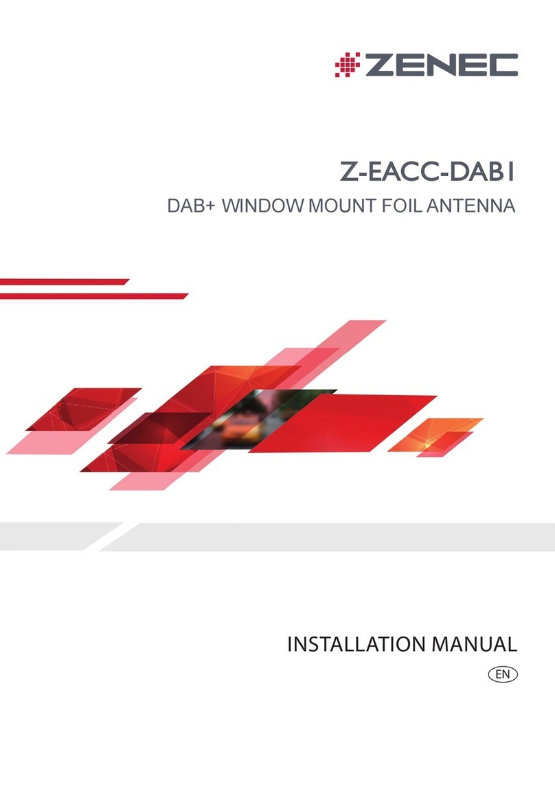 ZENEC Z-EACC-DAB1 installation manual