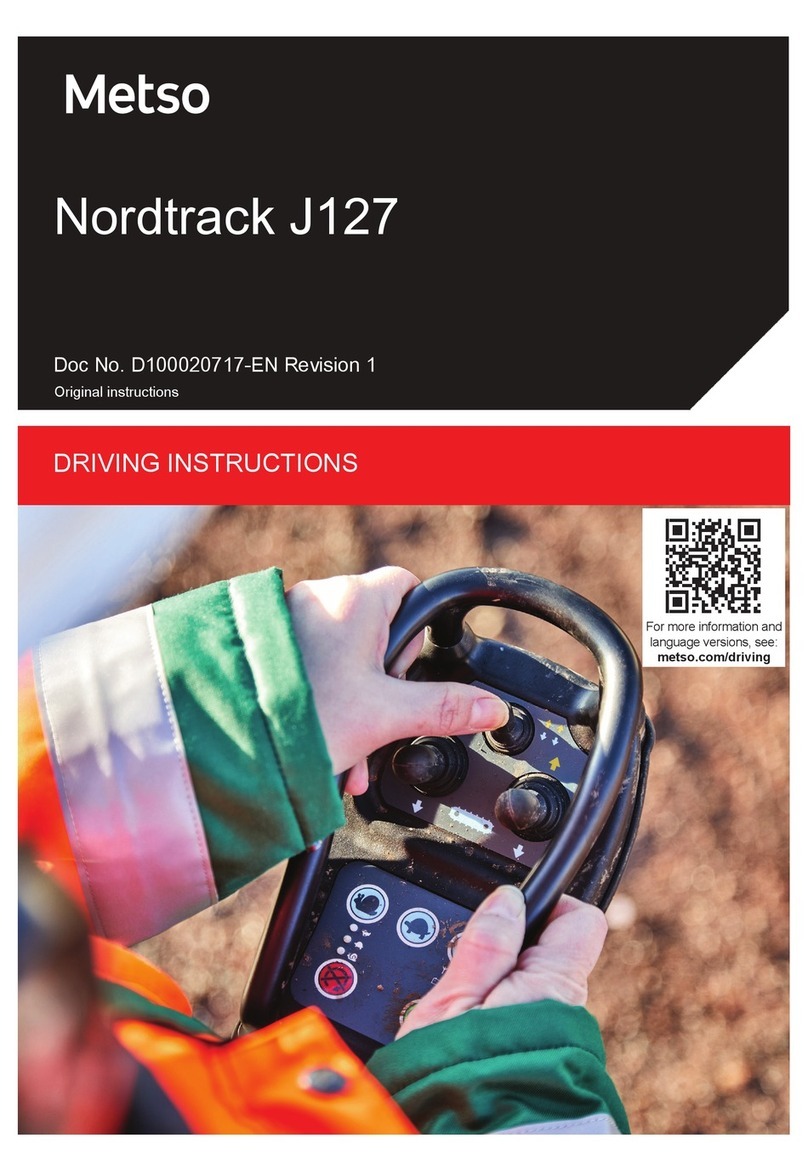 Metso Nordtrack J127 DRIVING INSTRUCTION