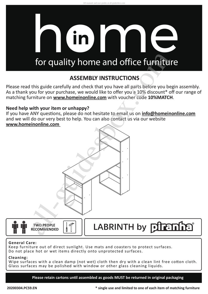 Piranha LABRINTH ME33459930 Assembly instructions Piranha LABRINTH ME33459930 Assembly instructions